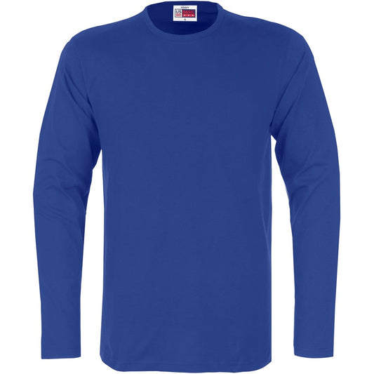 Mens Long Sleeve Portland T-Shirt - Royal Blue