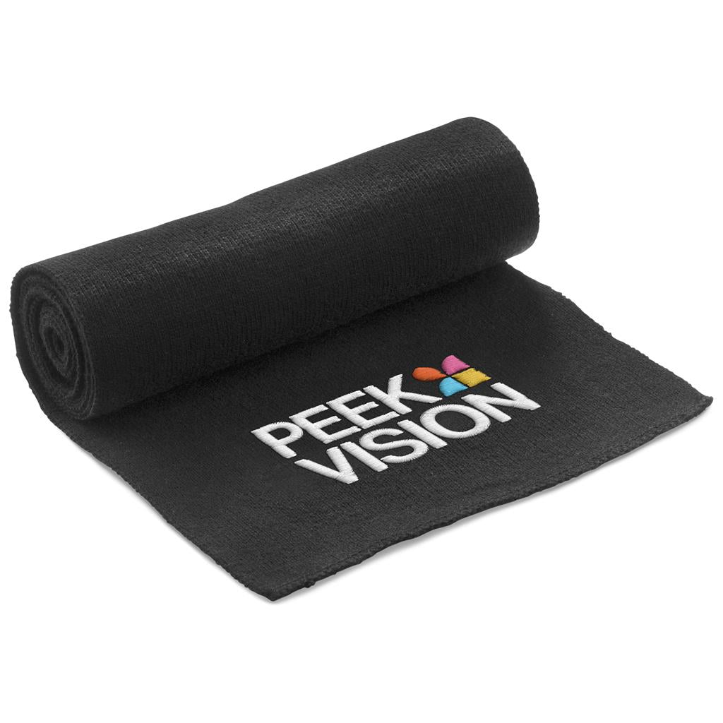 Team Acrylic Scarf - BLACK