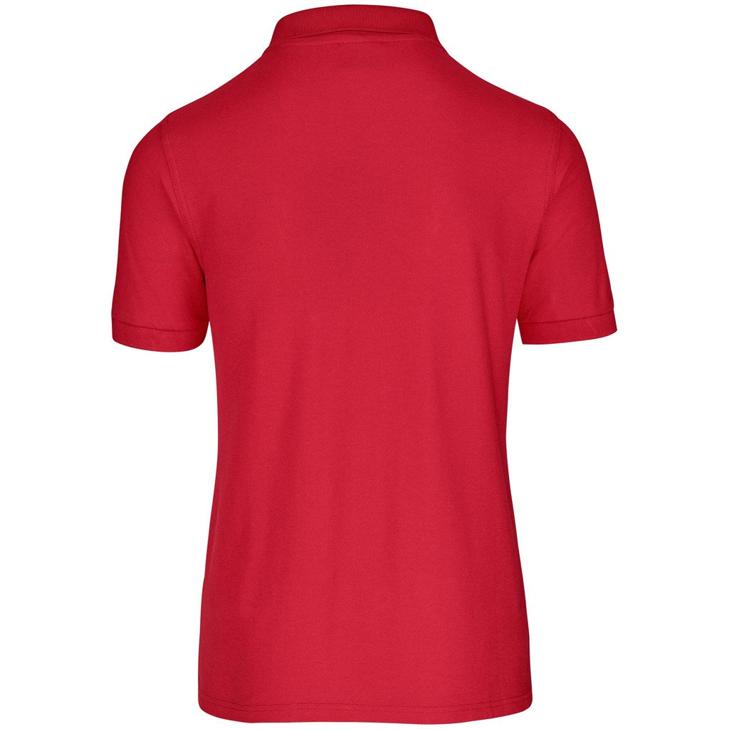 Mens Boston Golf Shirt - Red