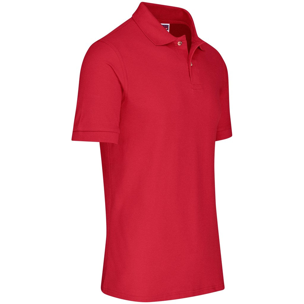 Mens Boston Golf Shirt - Red