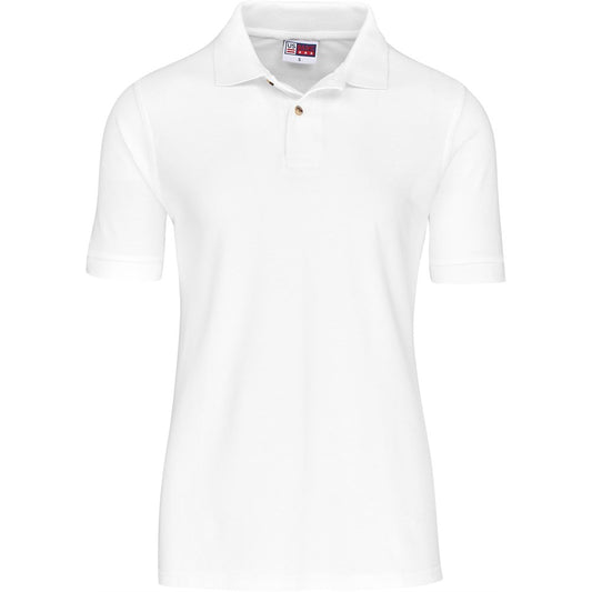 Mens Boston Golf Shirt - White