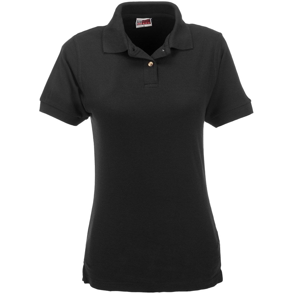 Ladies Boston Golf Shirt - BLACK