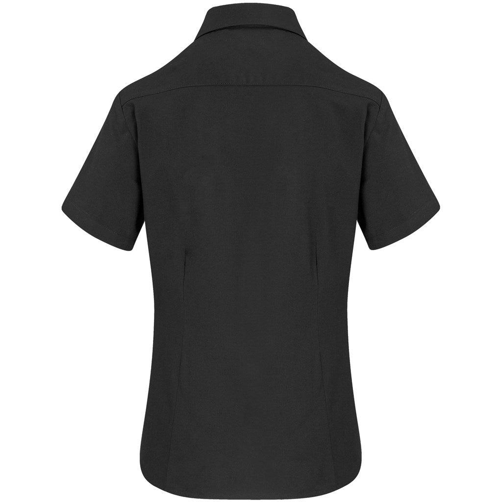 Ladies Short Sleeve Aspen Shirt - Black