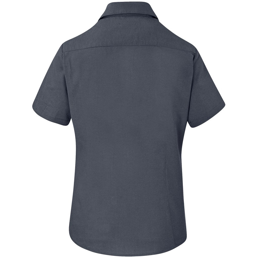 Ladies Short Sleeve Aspen Shirt - Grey