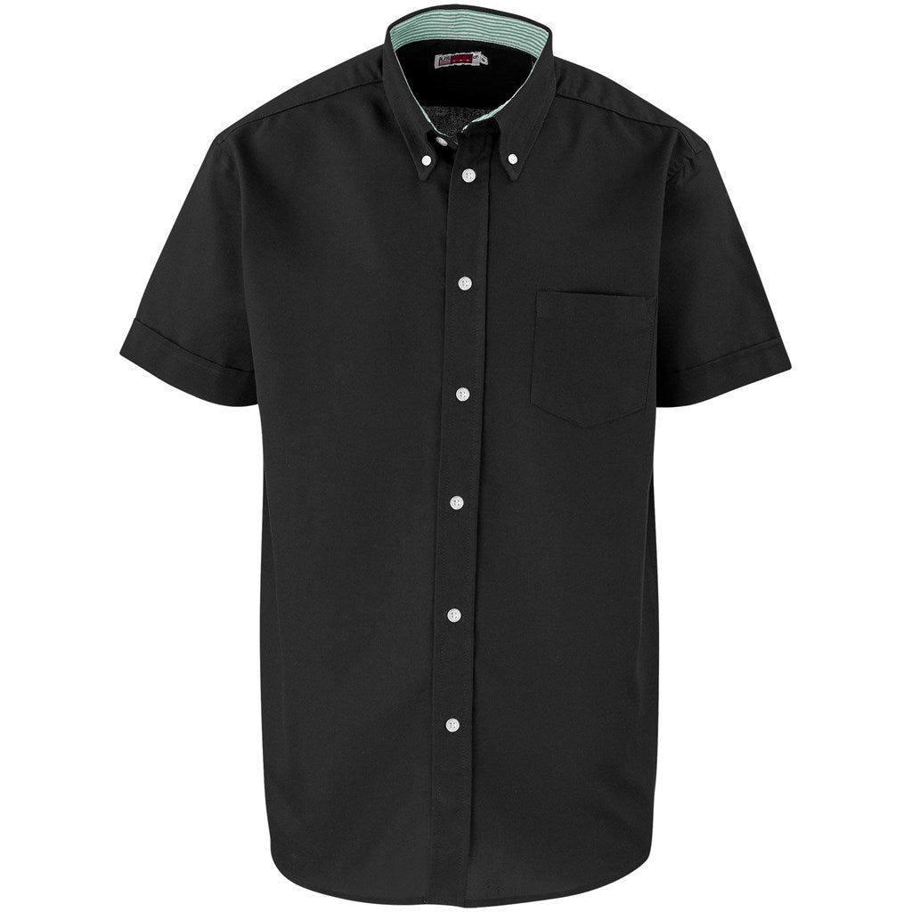 Mens Short Sleeve Aspen Shirt - BLACK