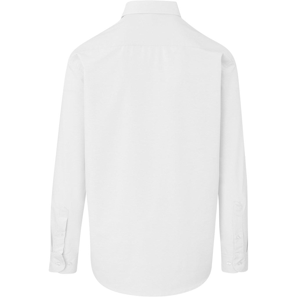 Mens Long Sleeve Aspen Shirt - White