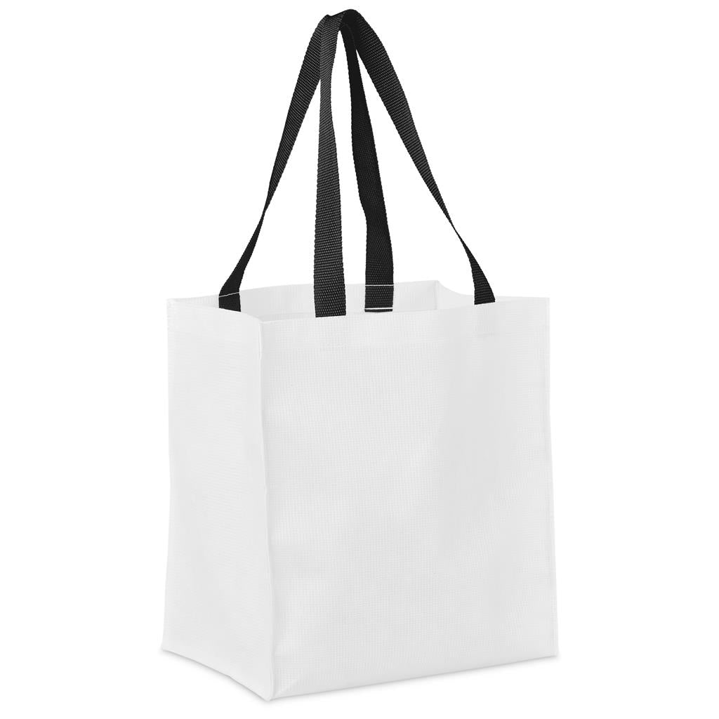 Hoppla Gateway Recycled PET Stitch-Bond Shopper - BLACK