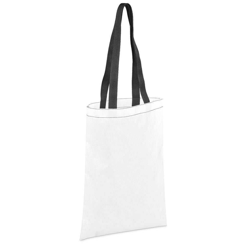 Hoppla Eden Recycled PET Stitch-Bond Shopper - BLACK