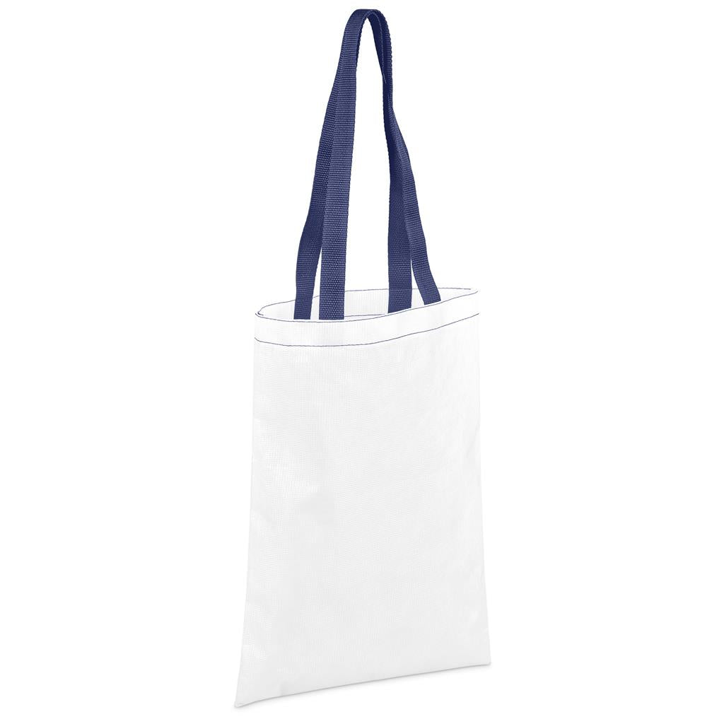 Hoppla Eden Recycled PET Stitch-Bond Shopper - NAVY