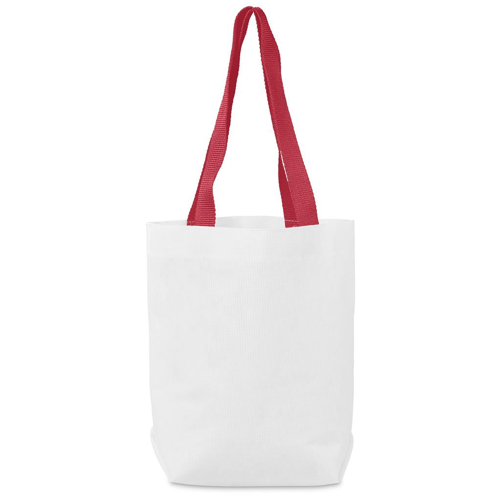 Hoppla Bayside Recycled PET Stitch-Bond Shopper - RED