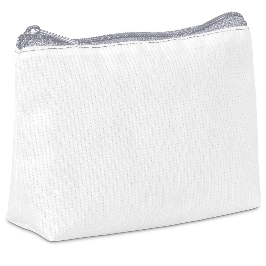 Hoppla Leanne Recycled PET Stitch-Bond Mini Toiletry Bag - GREY