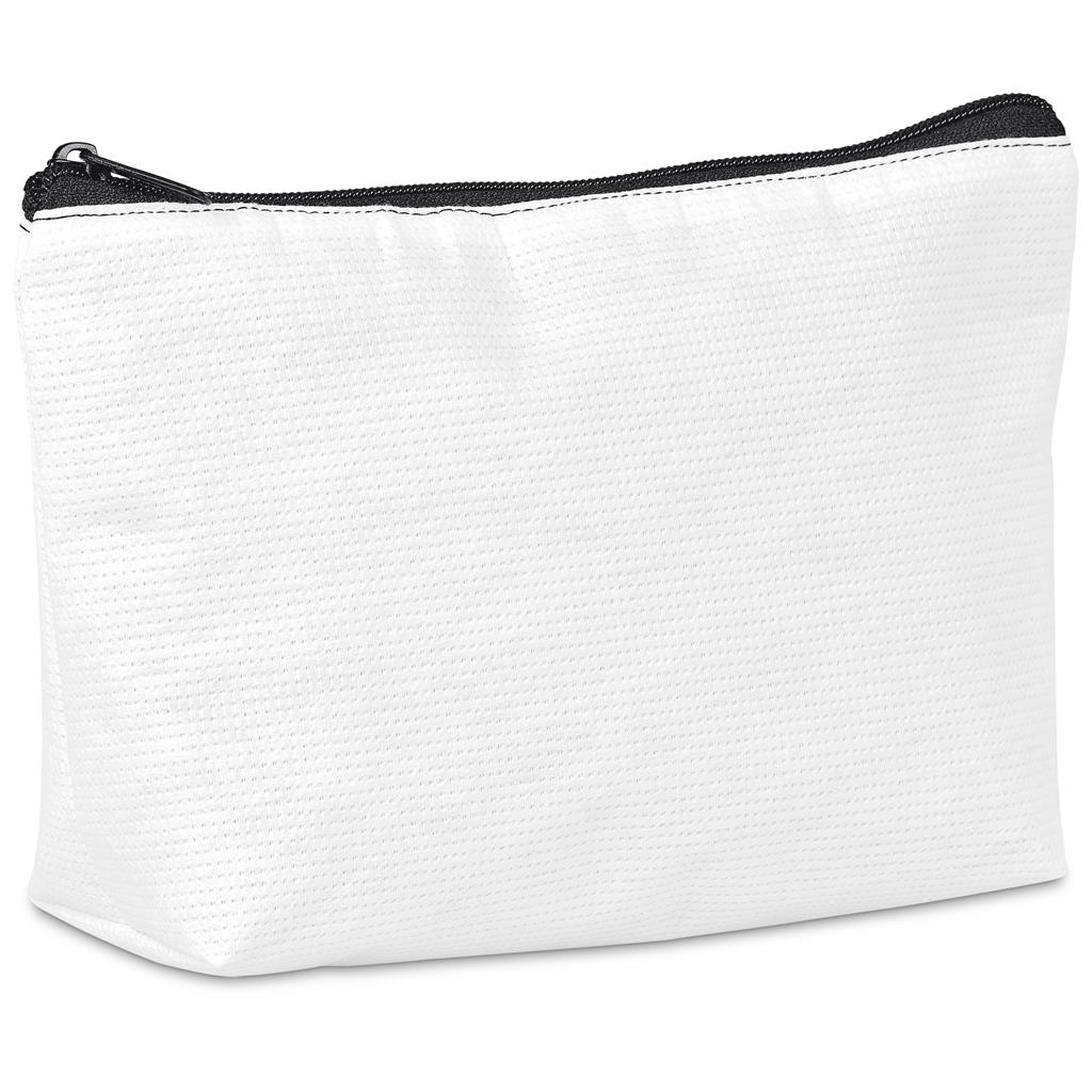 Hoppla Leanne Recycled PET Stitch-Bond Midi Toiletry Bag - BLACK