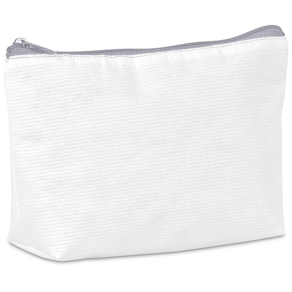 Hoppla Leanne Recycled PET Stitch-Bond Midi Toiletry Bag - GREY