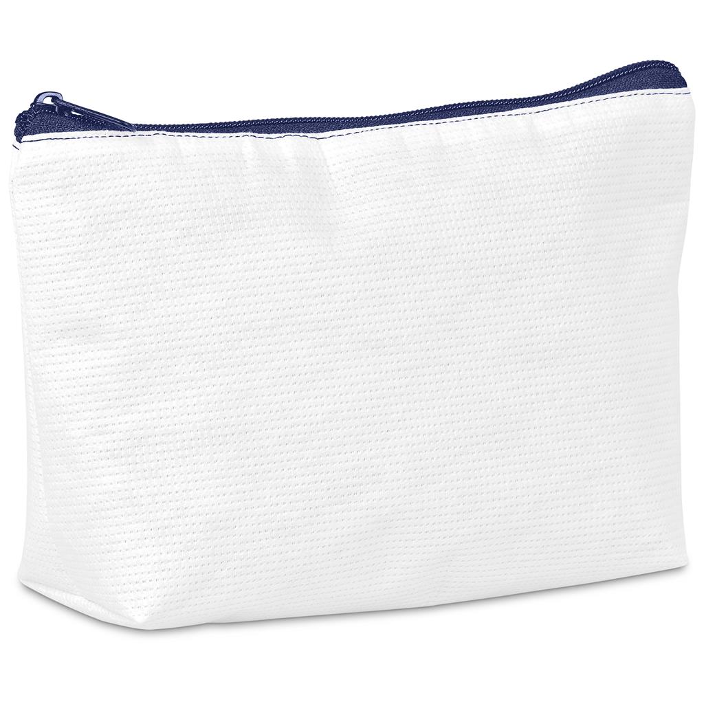 Hoppla Leanne Recycled PET Stitch-Bond Midi Toiletry Bag - NAVY