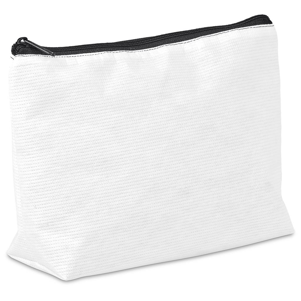 Hoppla Leanne Recycled PET Stitch-Bond Maxi Toiletry Bag - BLACK