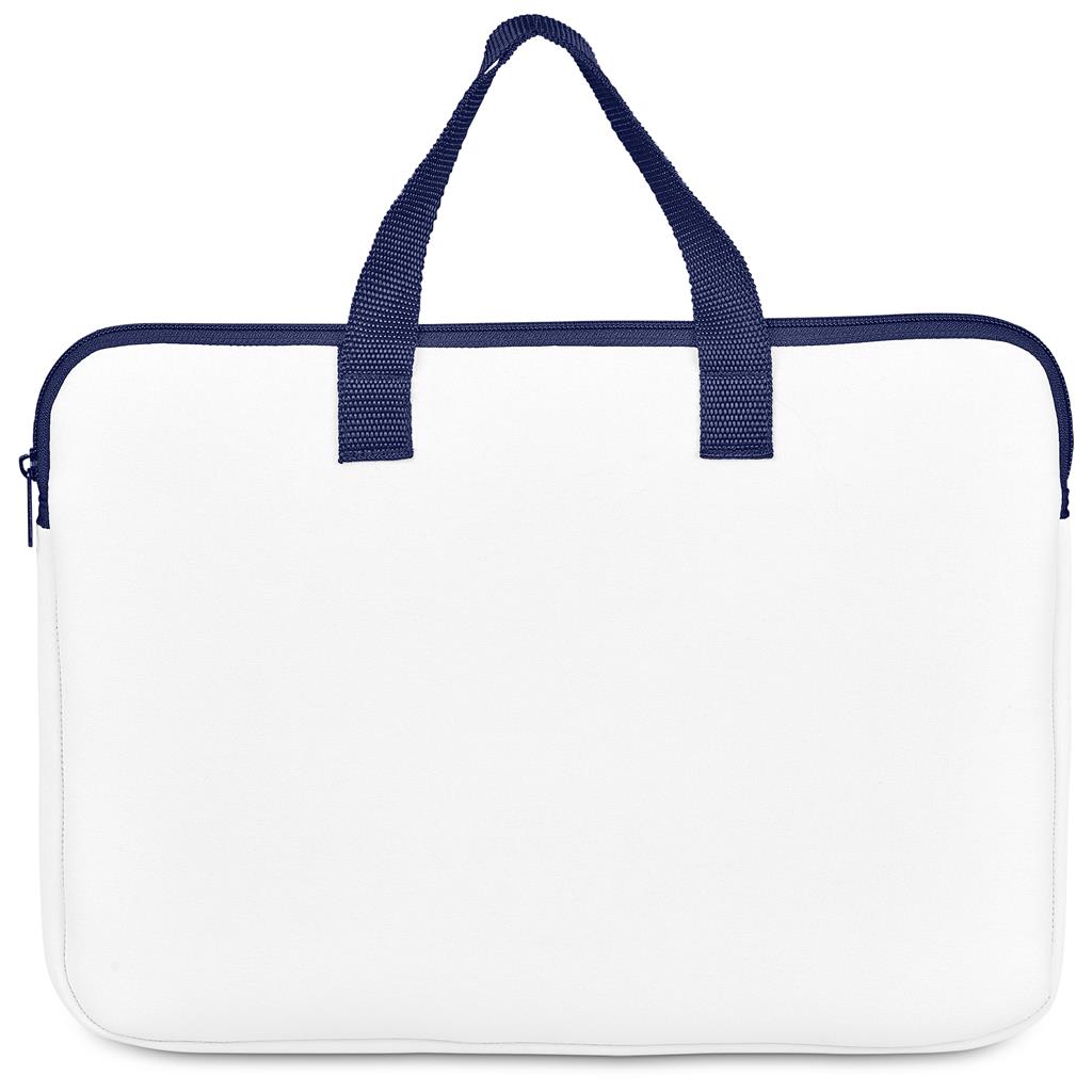 Hoppla Plett Neoprene Laptop Sleeve with Handles – 13-14 inch - NAVY