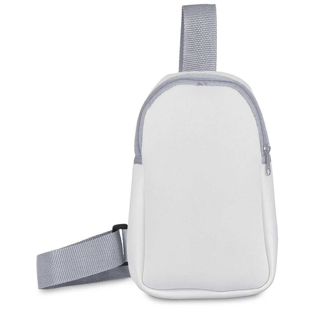 Hoppla Golden Mile Neoprene Cross Body Bag - GREY