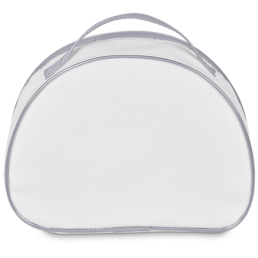 Hoppla Aloe Toiletry Bag With PVC Front Window - GREY