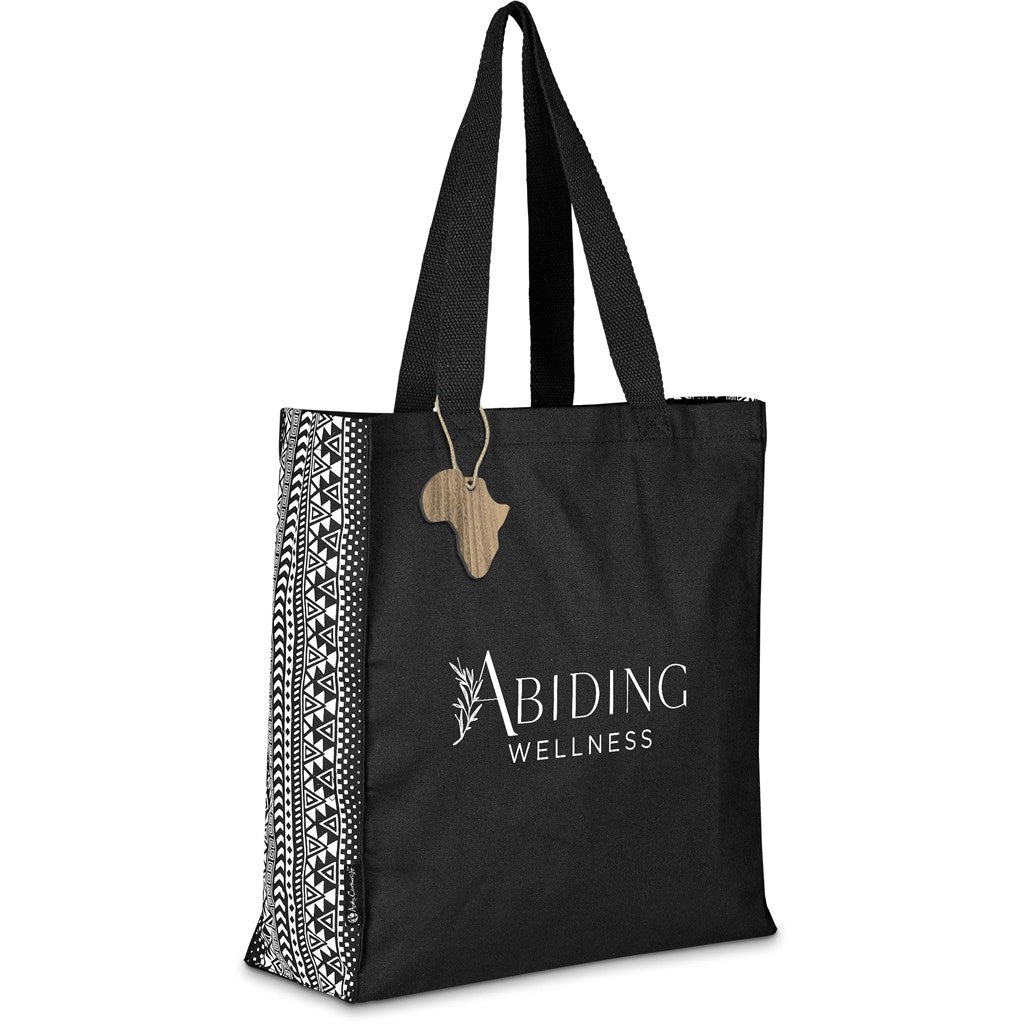 Andy Cartwright Symmetry Cotton Tote - BLACK