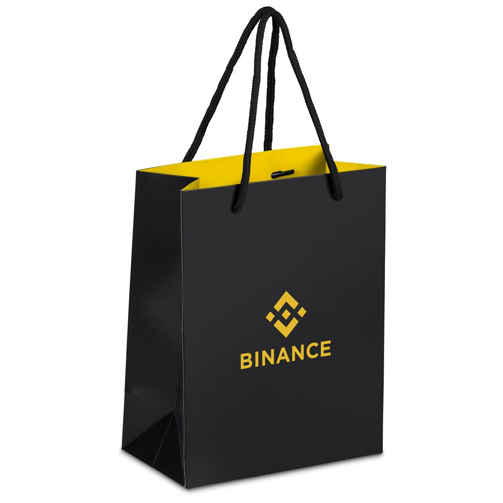 Altitude Finery Mini Paper Gift Bag - YELLOW