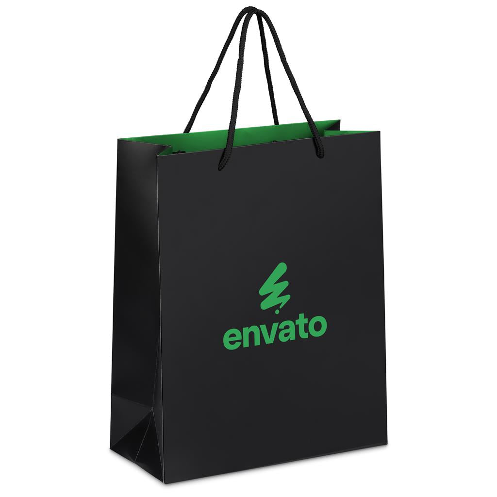 Altitude Finery Midi Paper Gift Bag - GREEN