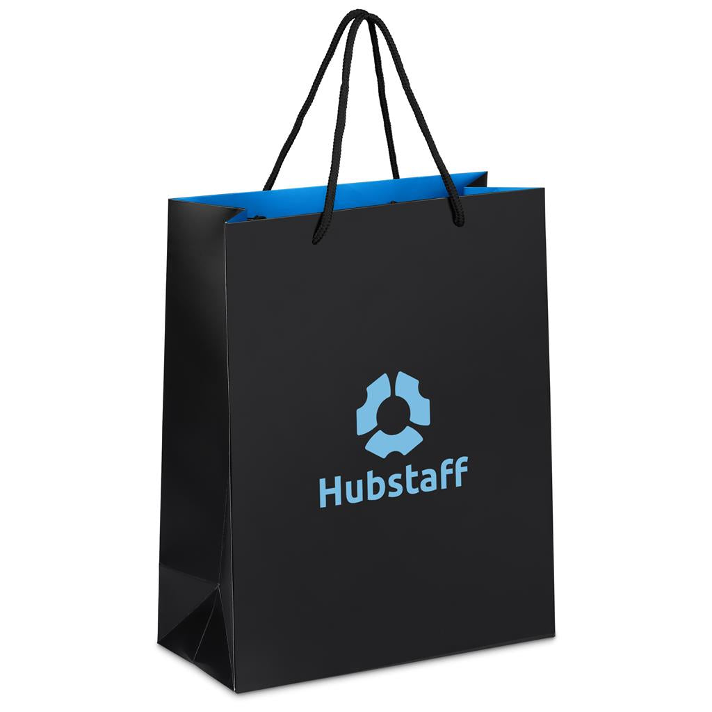 Altitude Finery Midi Paper Gift Bag - LIGHT BLUE