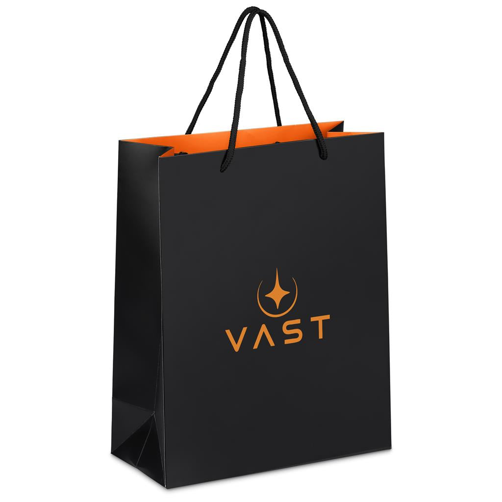 Altitude Finery Midi Paper Gift Bag - ORANGE
