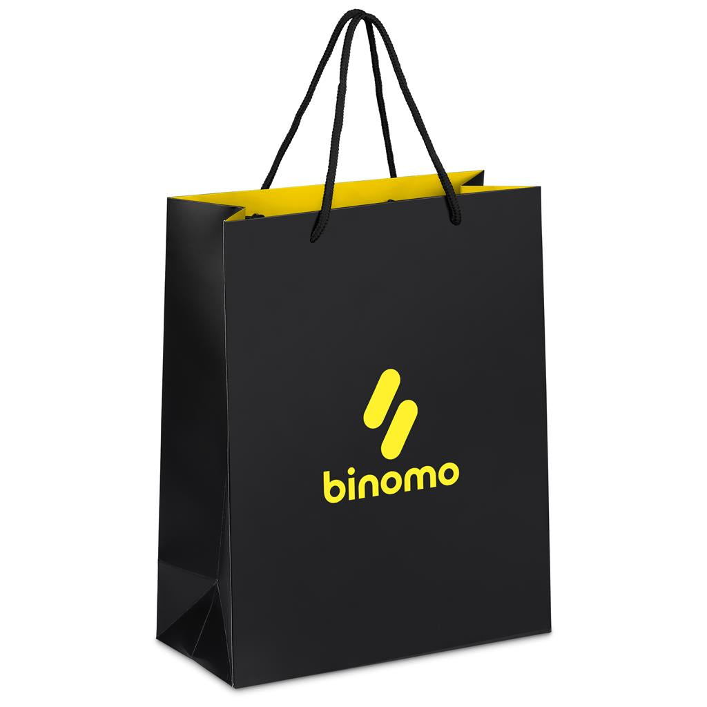 Altitude Finery Midi Paper Gift Bag - YELLOW