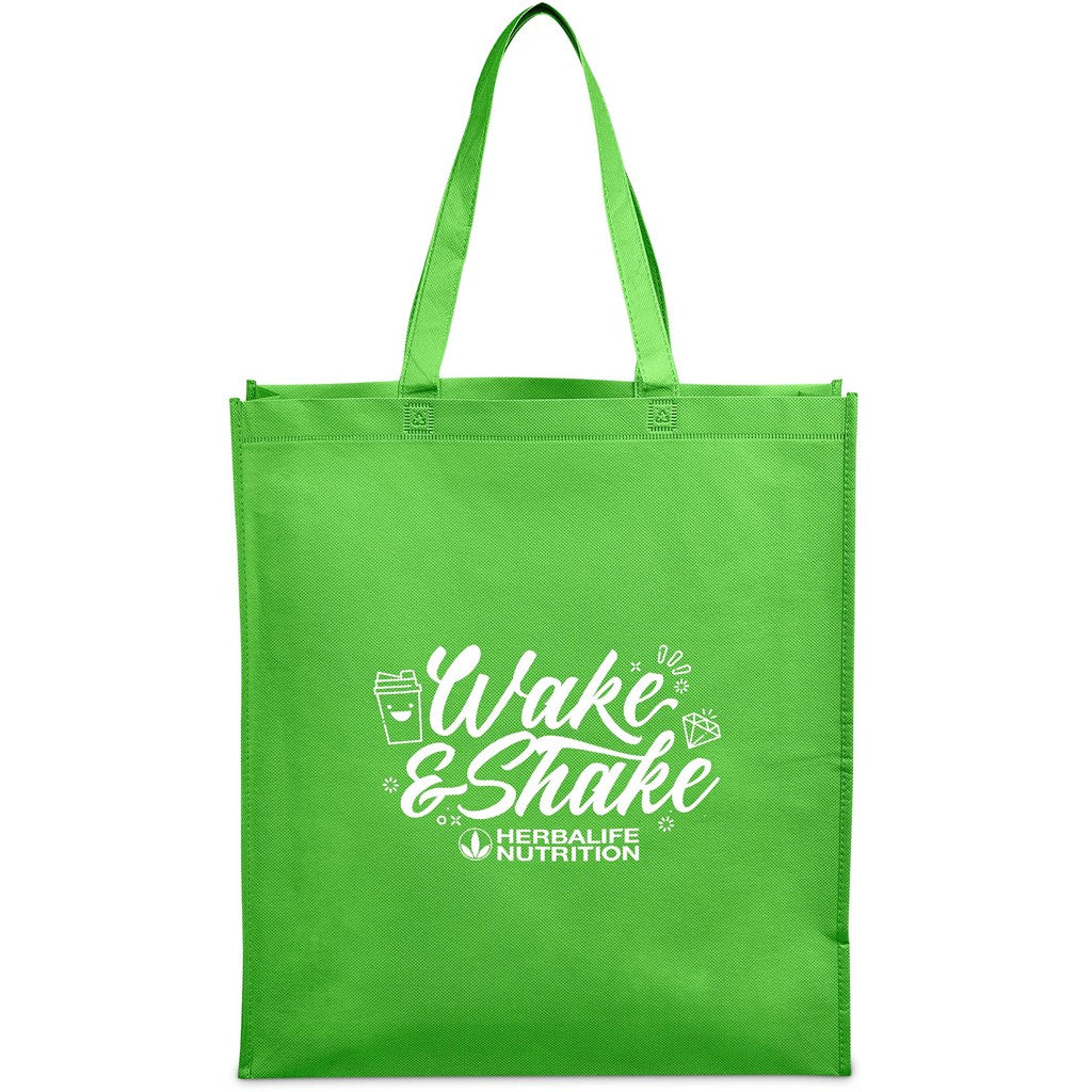 Wellington Non-Woven Shopper - LIME