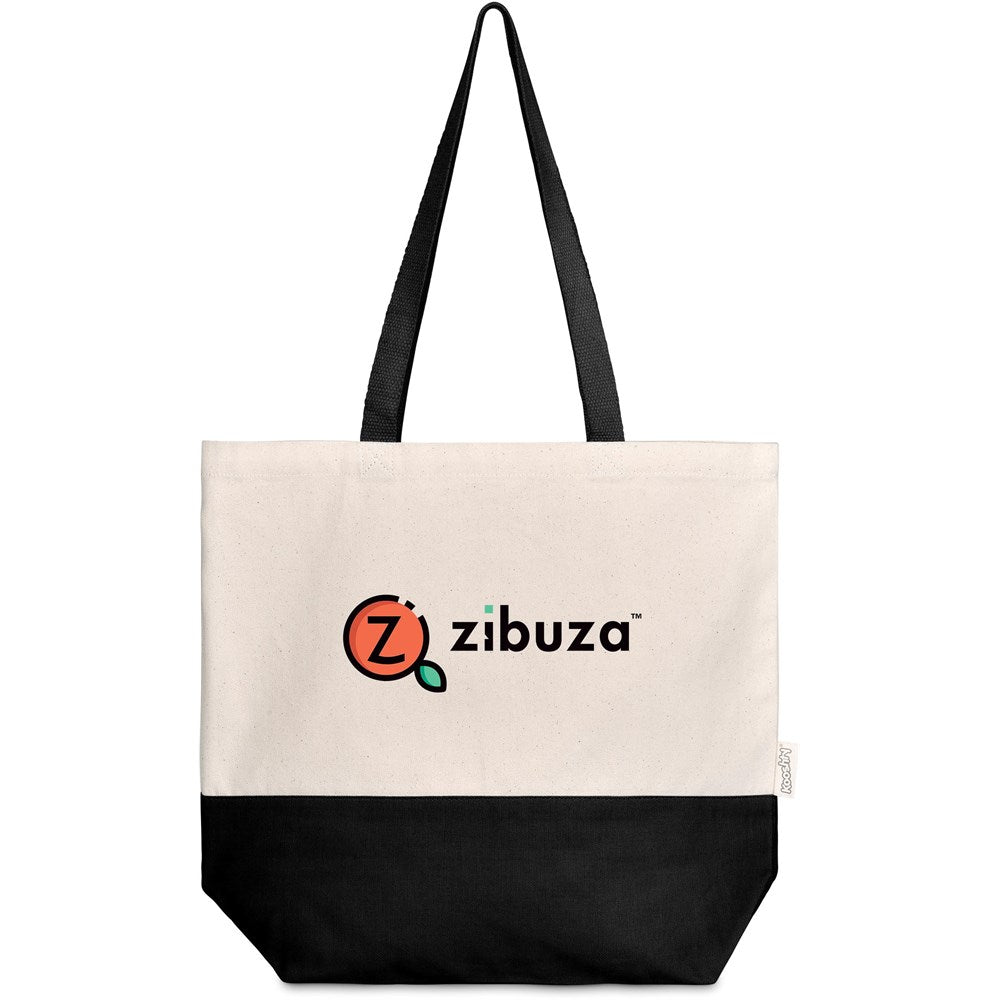 Kooshty Convo Cotton Beach Bag - BLACK