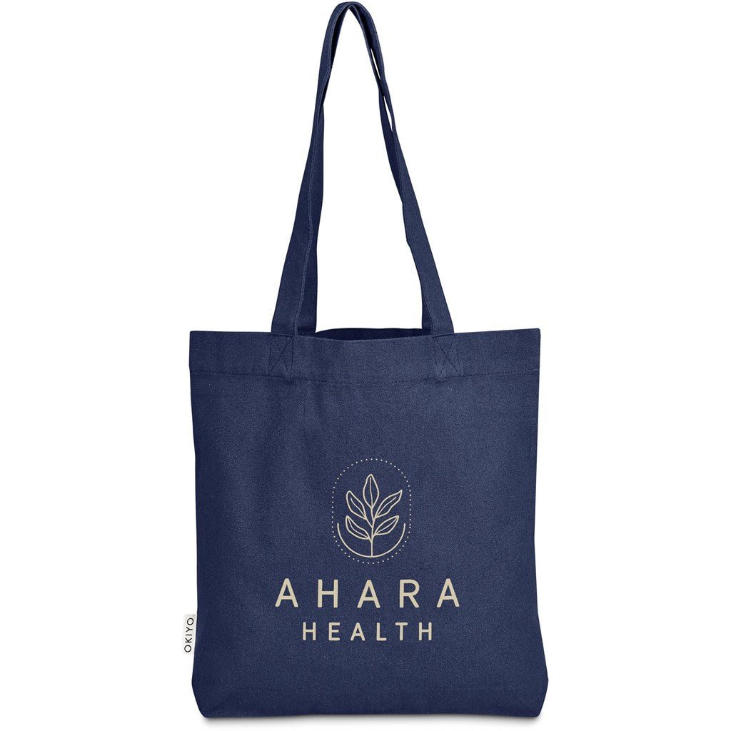 Okiyo Kyanbasu Recycled Canvas Shopper - NAVY