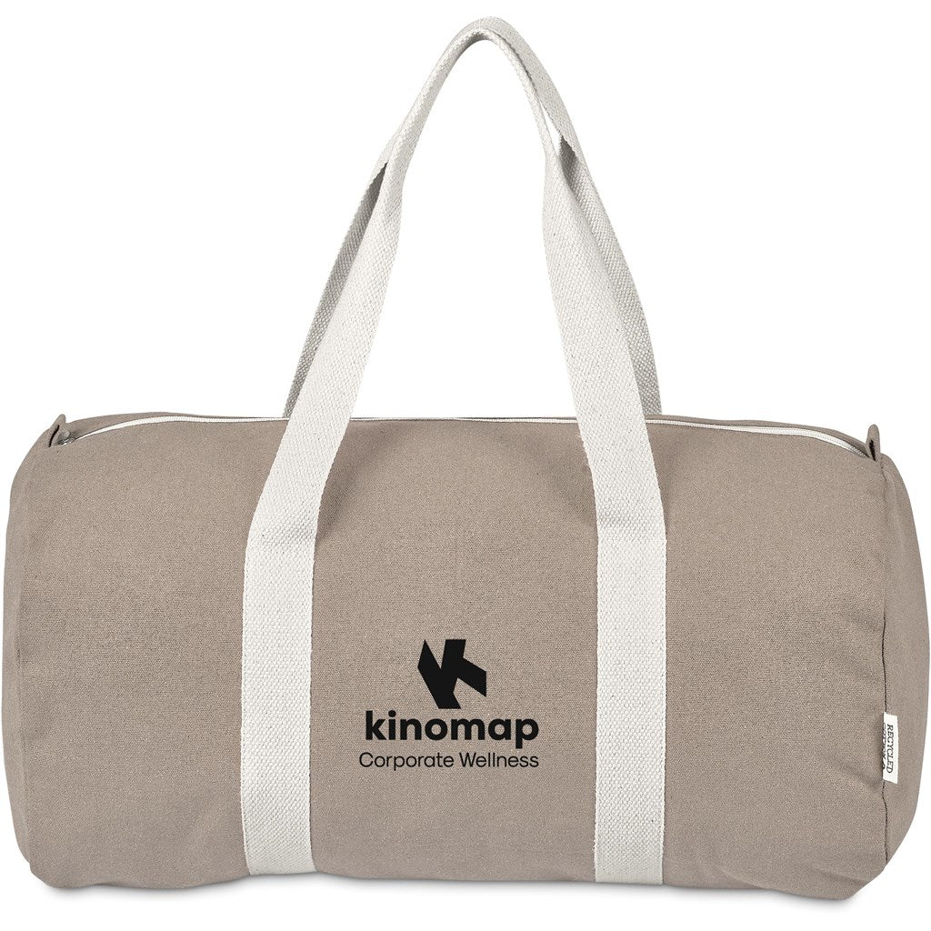 Okiyo Supotsu Recycled Canvas Sports Bag - STONE