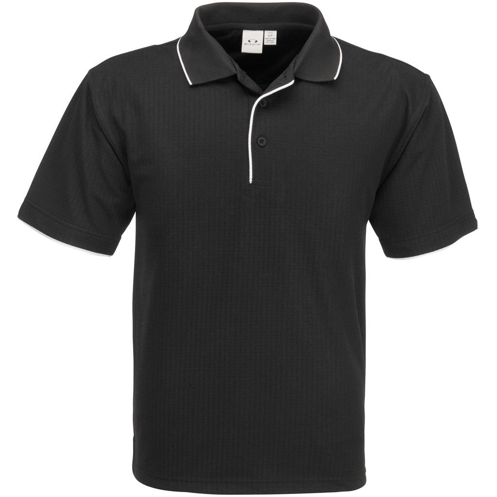 Mens Elite Golf Shirt - BLACK