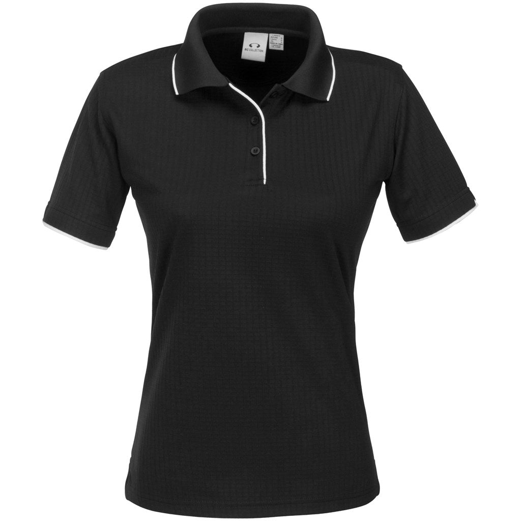 Ladies Elite Golf Shirt - BLACK