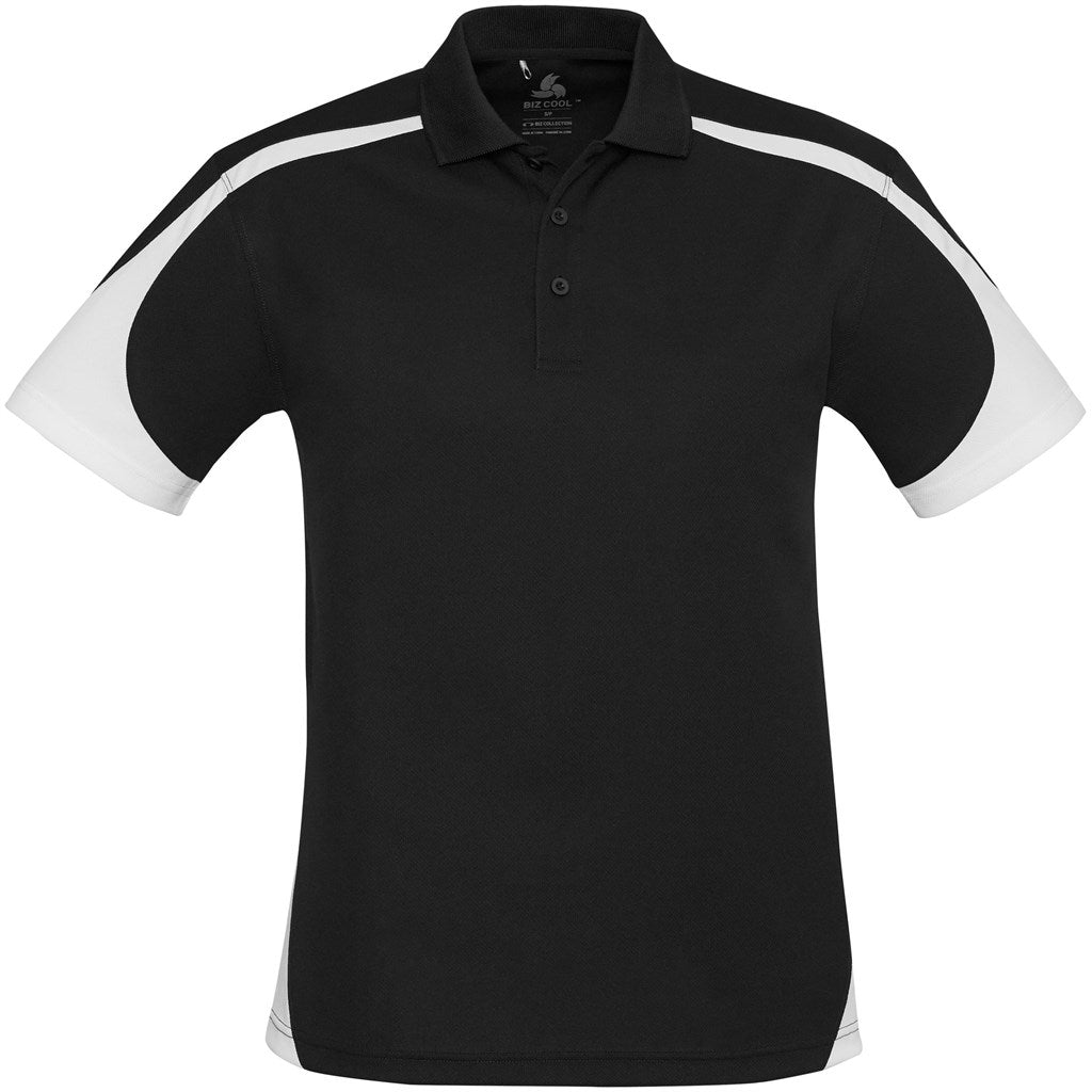 Mens Talon Golf Shirt - BLACK