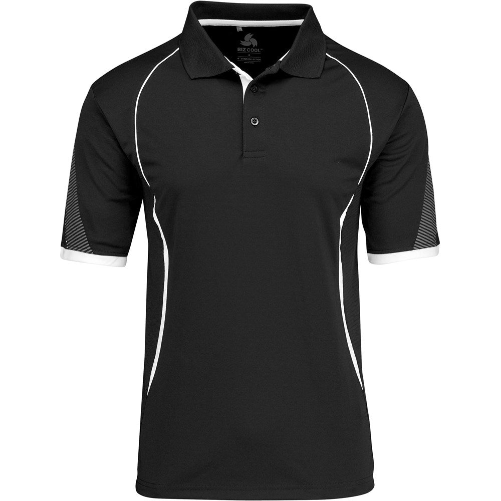 Mens Razor Golf Shirt - BLACK