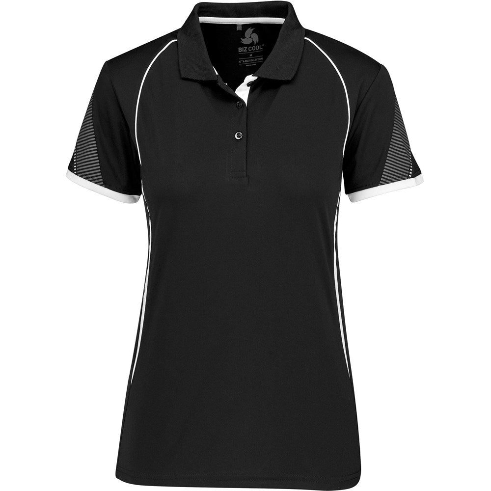 Ladies Razor Golf Shirt - BLACK