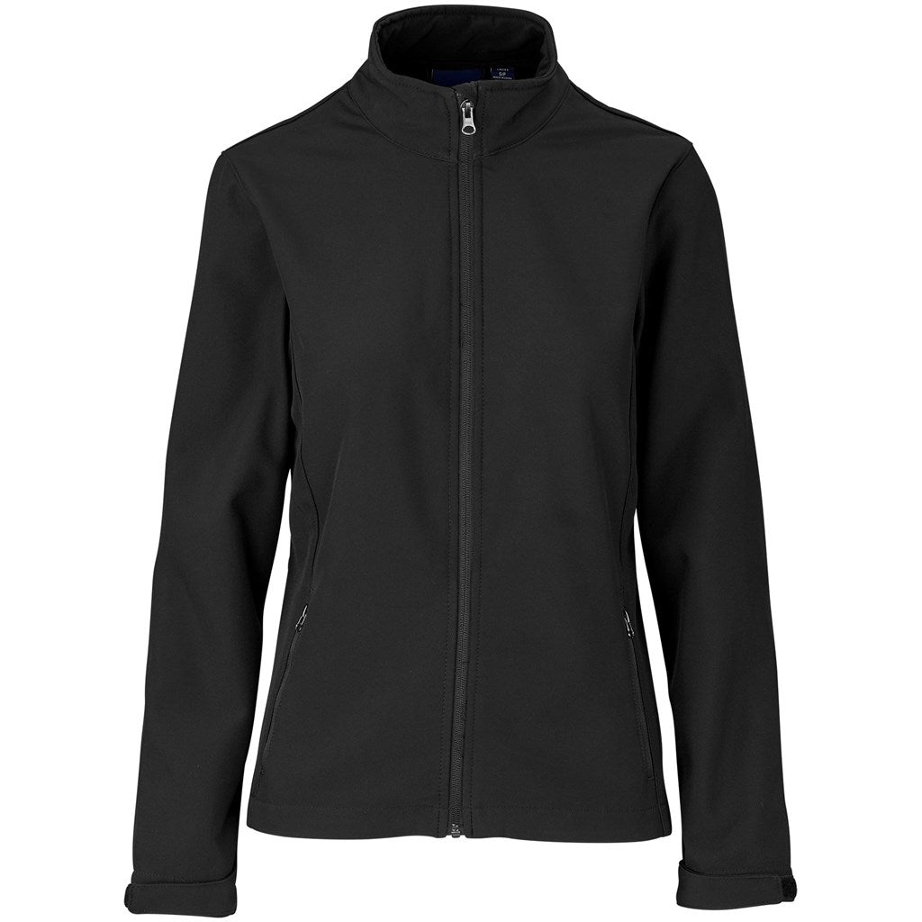Ladies Pinnacle Softshell Jacket - BLACK