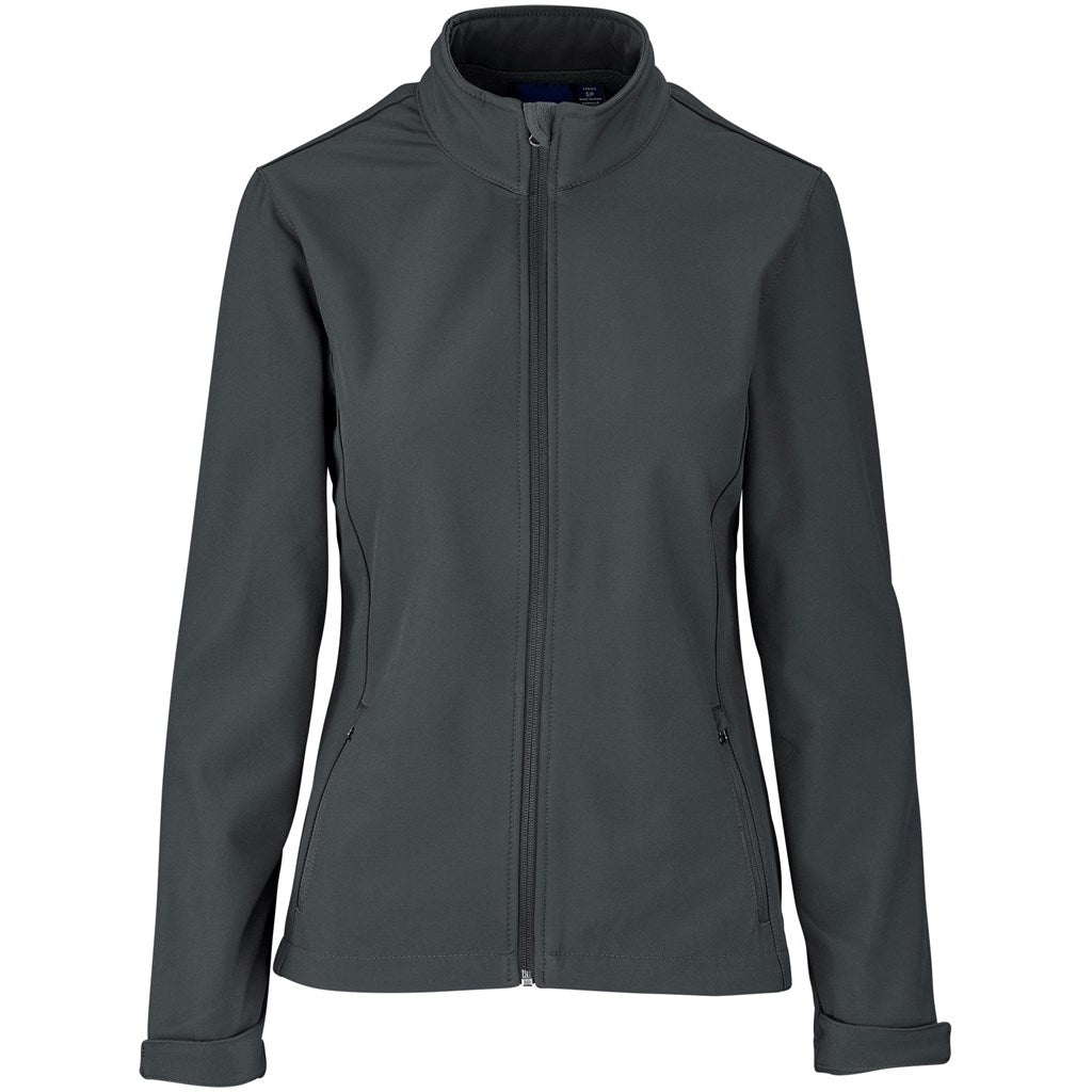 Ladies Pinnacle Softshell Jacket - GREY
