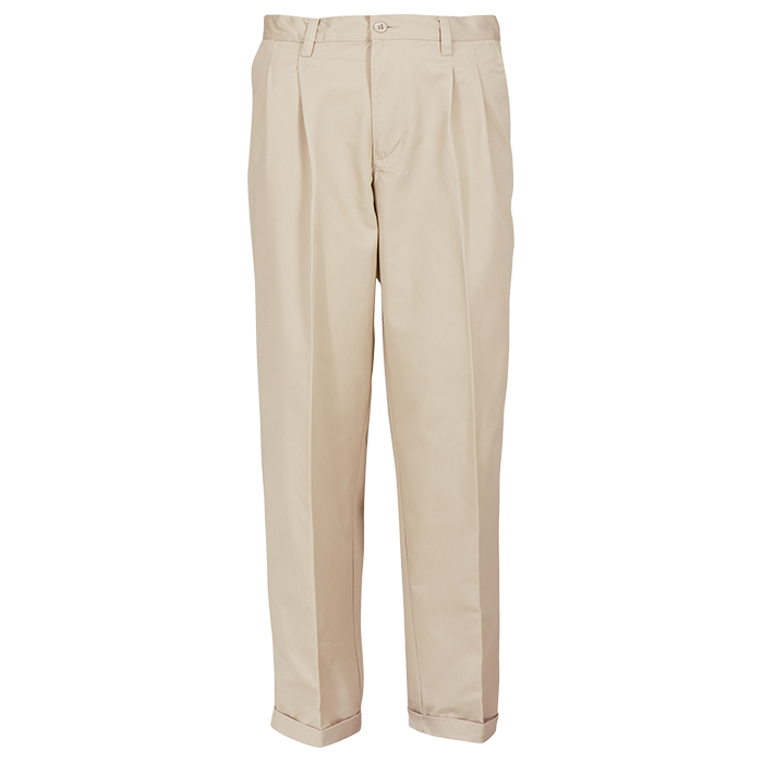 Poly Cotton Chino - Light Stone