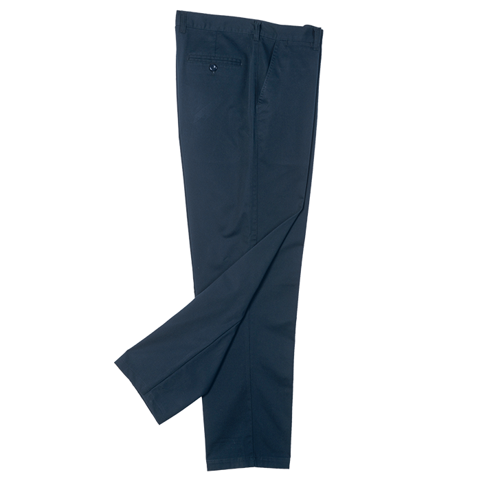 Flat Front Chino - Navy