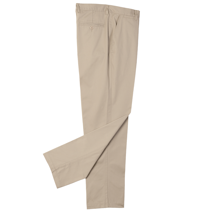 Flat Front Chino - Pebble