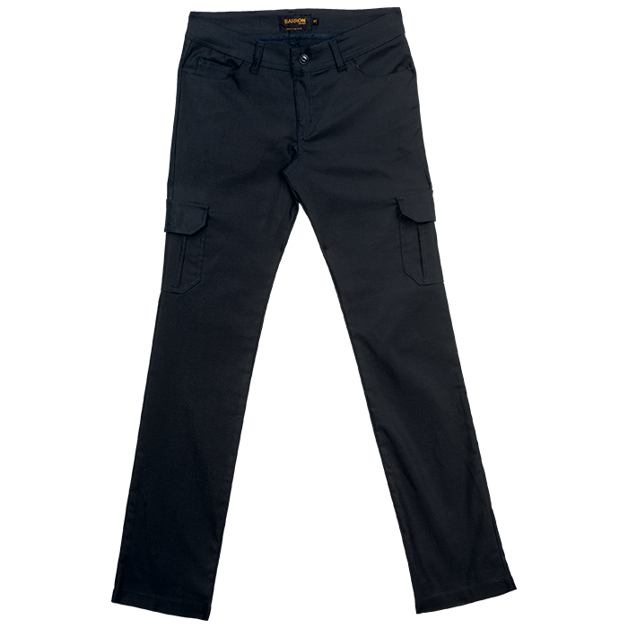 Stretch Cargo Pants Ladies - Black