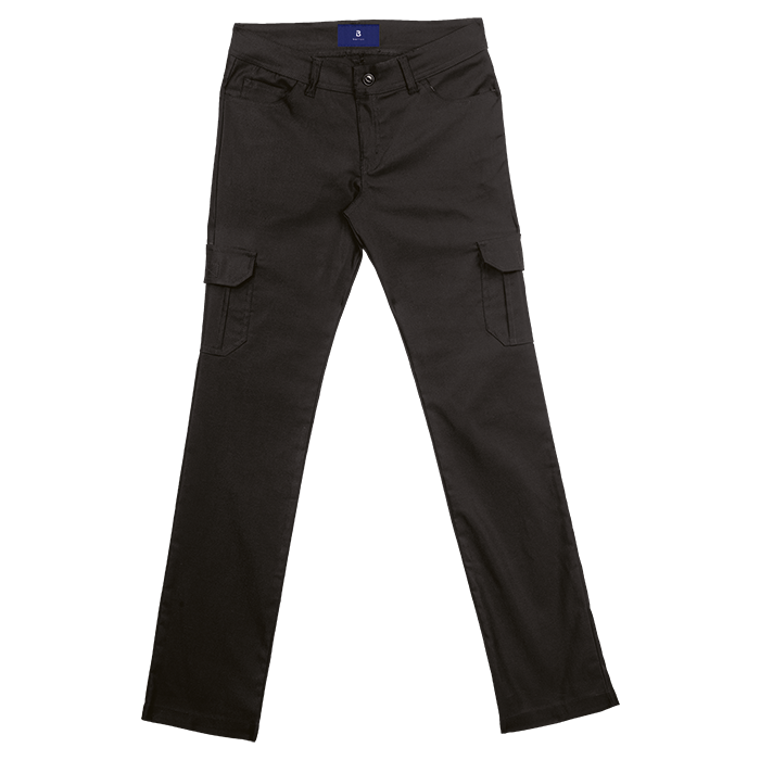 Stretch Cargo Pants Ladies - Onyx Black