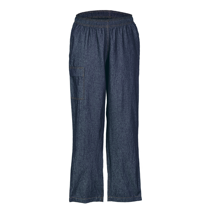 Premium Chef Baggy Pants - Dark Denim