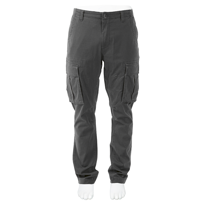 Heritage Slim Fit Cargo Trousers Mens - Charcoal