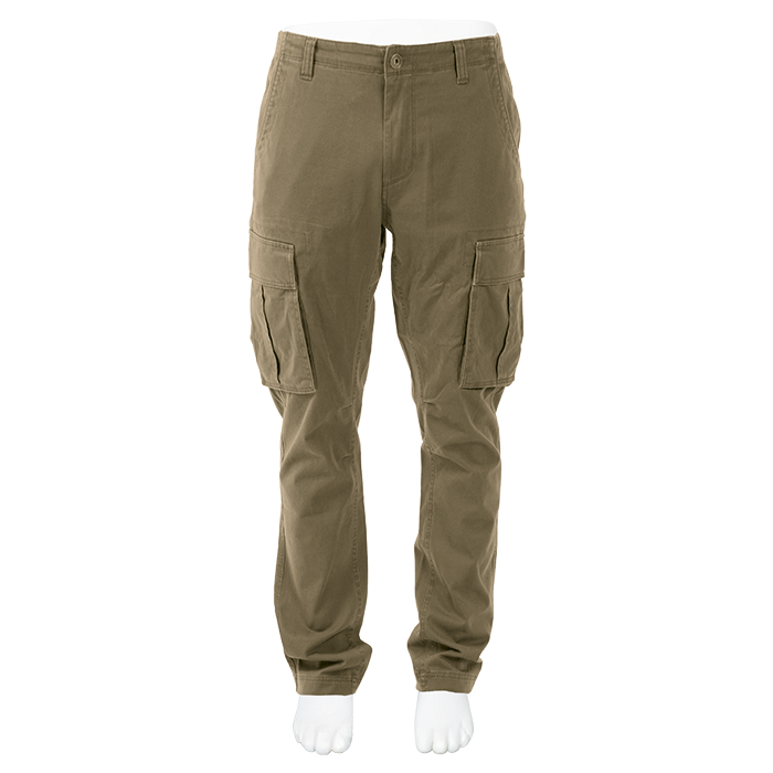 Heritage Slim Fit Cargo Trousers Mens - Khaki