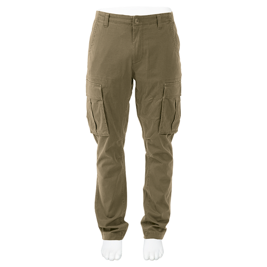 Heritage Slim Fit Cargo Trousers Mens - Khaki