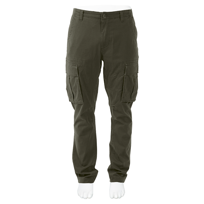 Heritage Slim Fit Cargo Trousers Mens - Olive