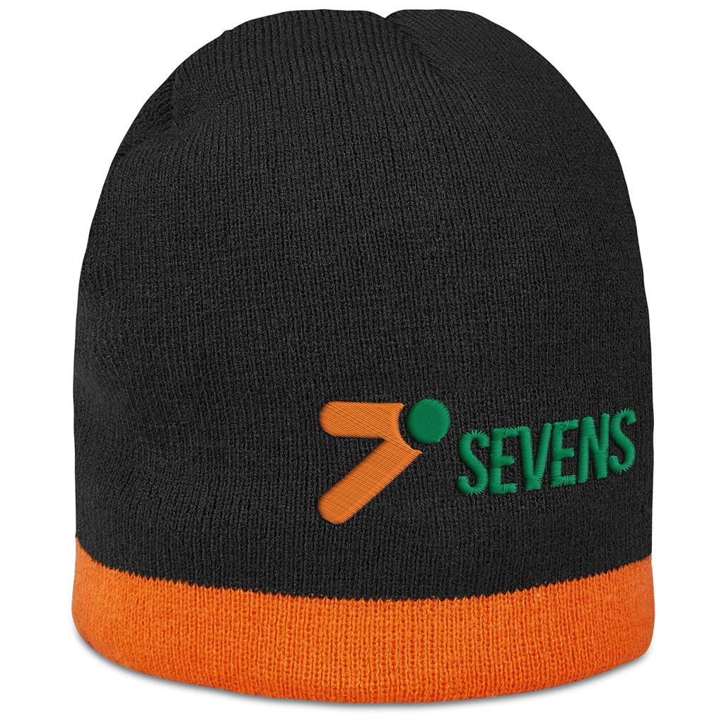 Solo Acrylic Beanie - ORANGE